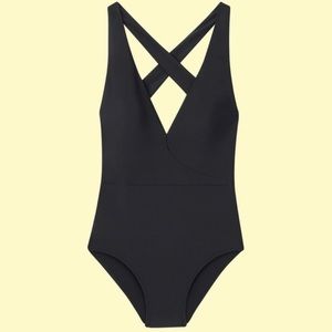 Summersalt Black The Deep Dive One Piece Swimsuit
